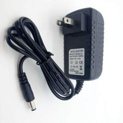 AC 110V TO DC 12V 2A 24W Power Supply Adapter For 3528 5050 LED Strip Light US