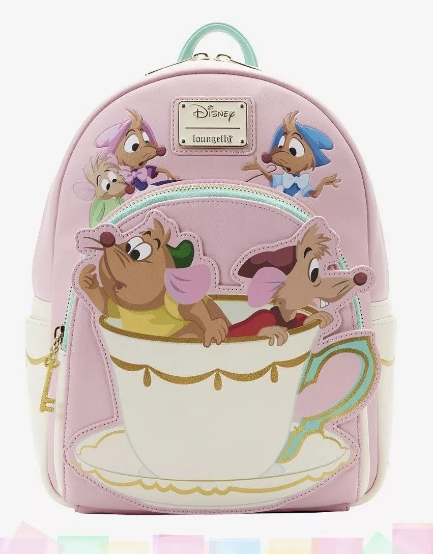 Loungefly Disney Cinderella Teacup Mice Mini Backpack New with Tags u0026Sealed  Wrap | eBay