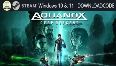 NEU PC Computer Spiel Aquanox Deep Descent für Windows 10 11 STEAM Download Code