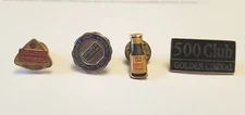 Vintage lot 1980s Golden Corral lapel pins 1 year 5 years  Steak Sauce 500 Club