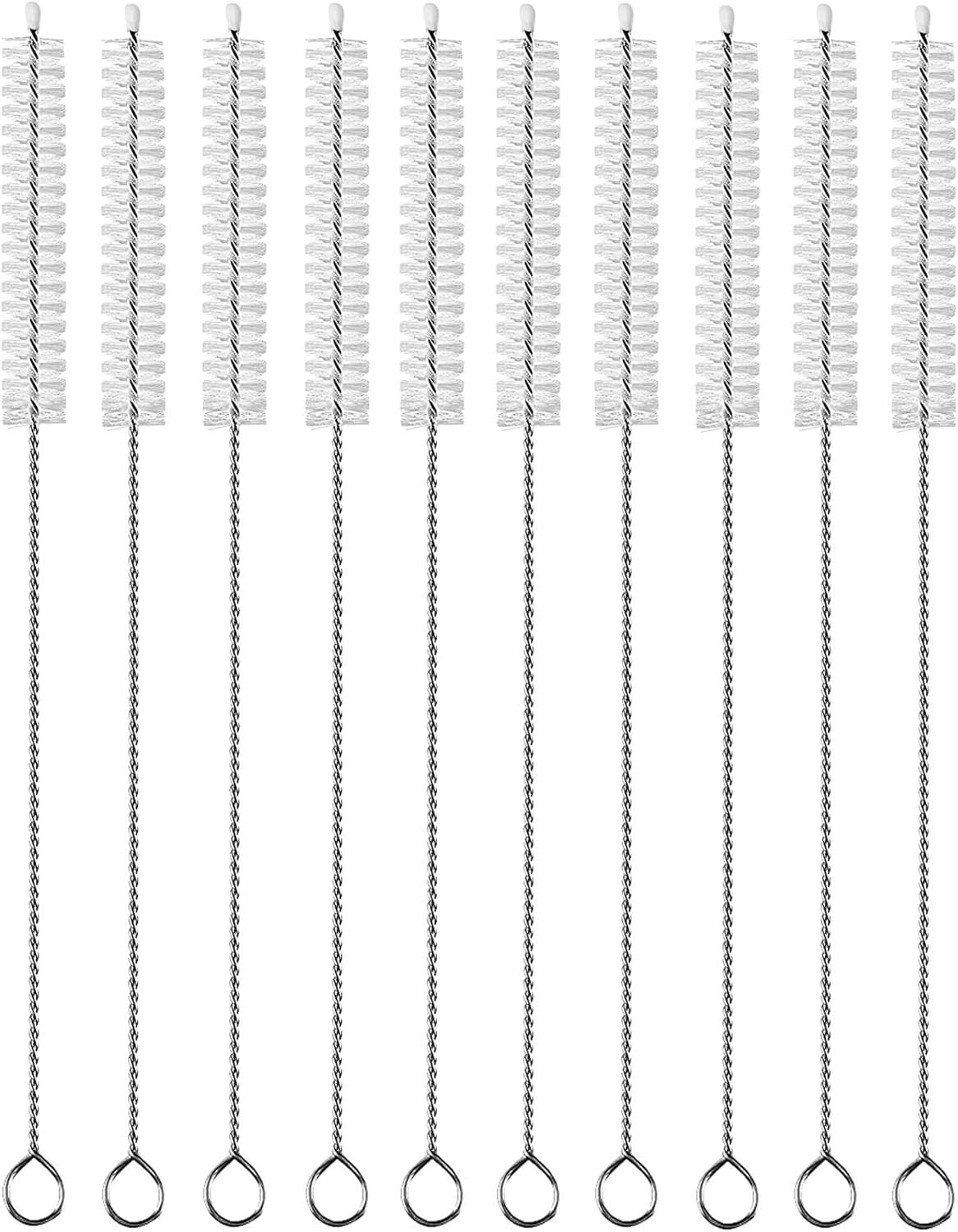 12-Inch Extendable Straw Cleaner Brush with 12mm Wide Extra Pipe Cleaners