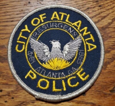 City of Atlanta Police Iron On Patch Embroidered Georgia Obsolete | eBay