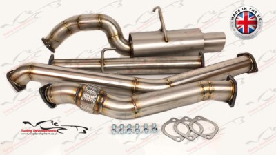 3 Zoll Performance Komplett Auspuffanlage für Toyota Starlet GT Turbo EP82 4EFTE
