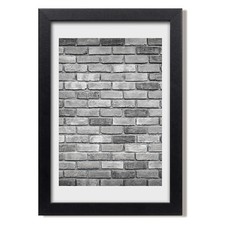 Tulup Foto auf MDF Wanddekoration Kunst Wohnzimmer 20x30cm Backsteinmauer