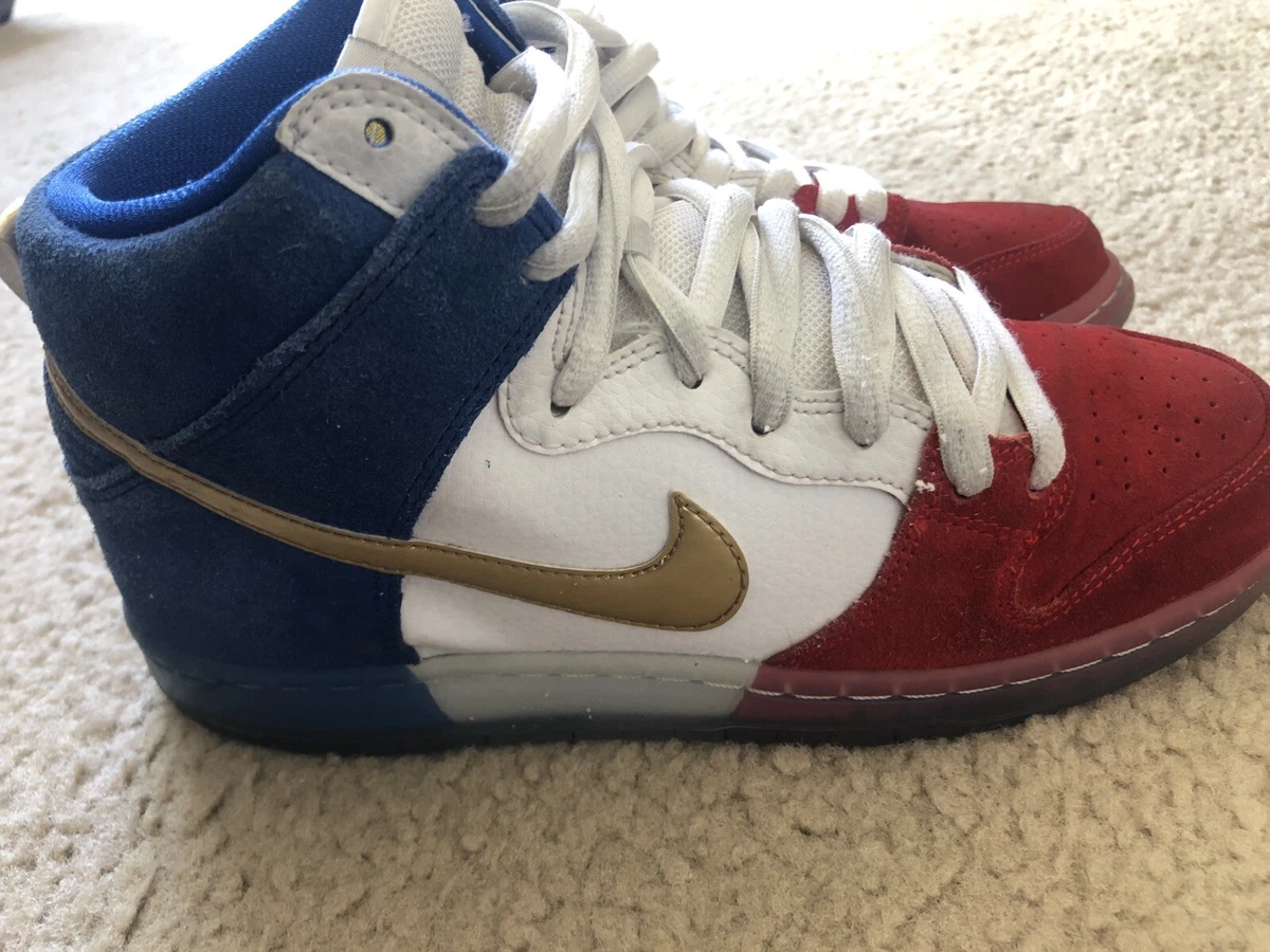 Nike SB Dunk High Tricolor Trico USA Size 8 eBay