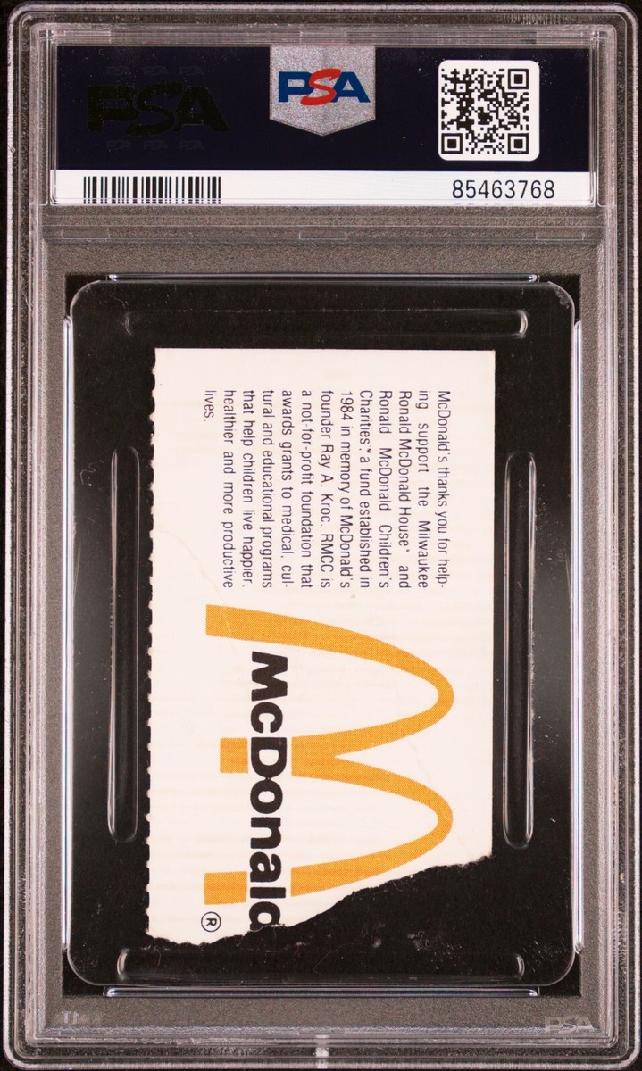 McDonalds Open Bucks 1st NBA Game vs Soviet Union Ticket Stub PSA