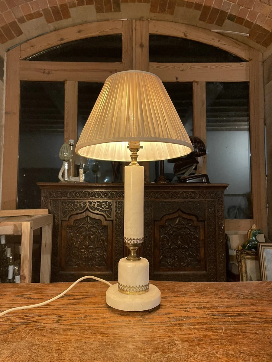 Antique italian marble lamps deals