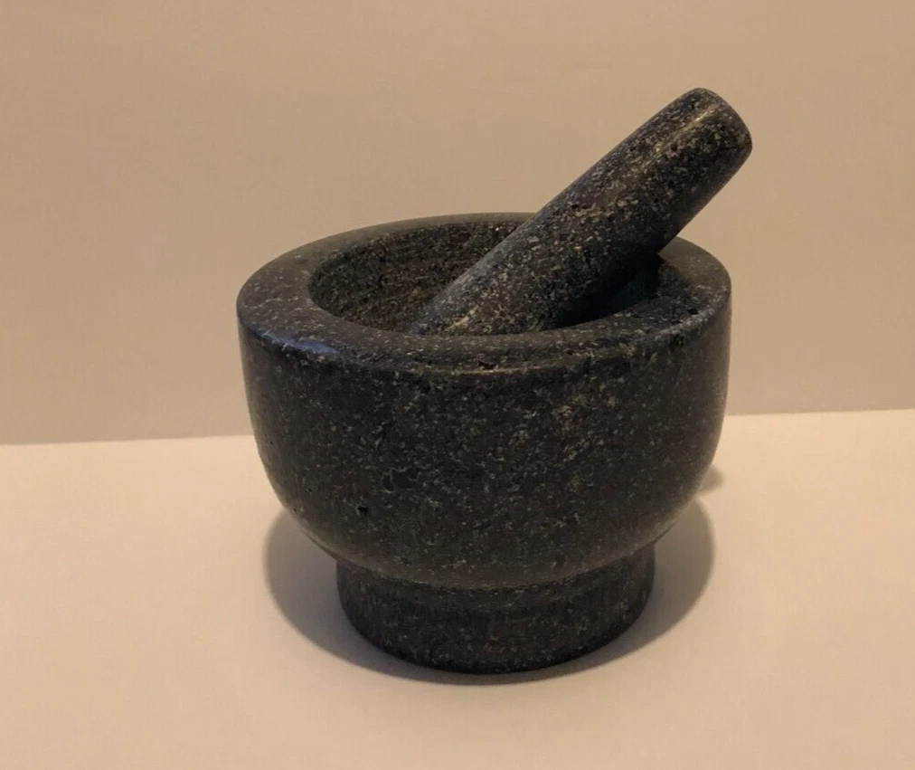 Solid Granite Mortar and Pestle for all your grinding needs