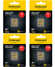 Intenso SD Card Memory Card UHS-I Premium SDHC Class 10 16GB 32GB 64GB 128GB