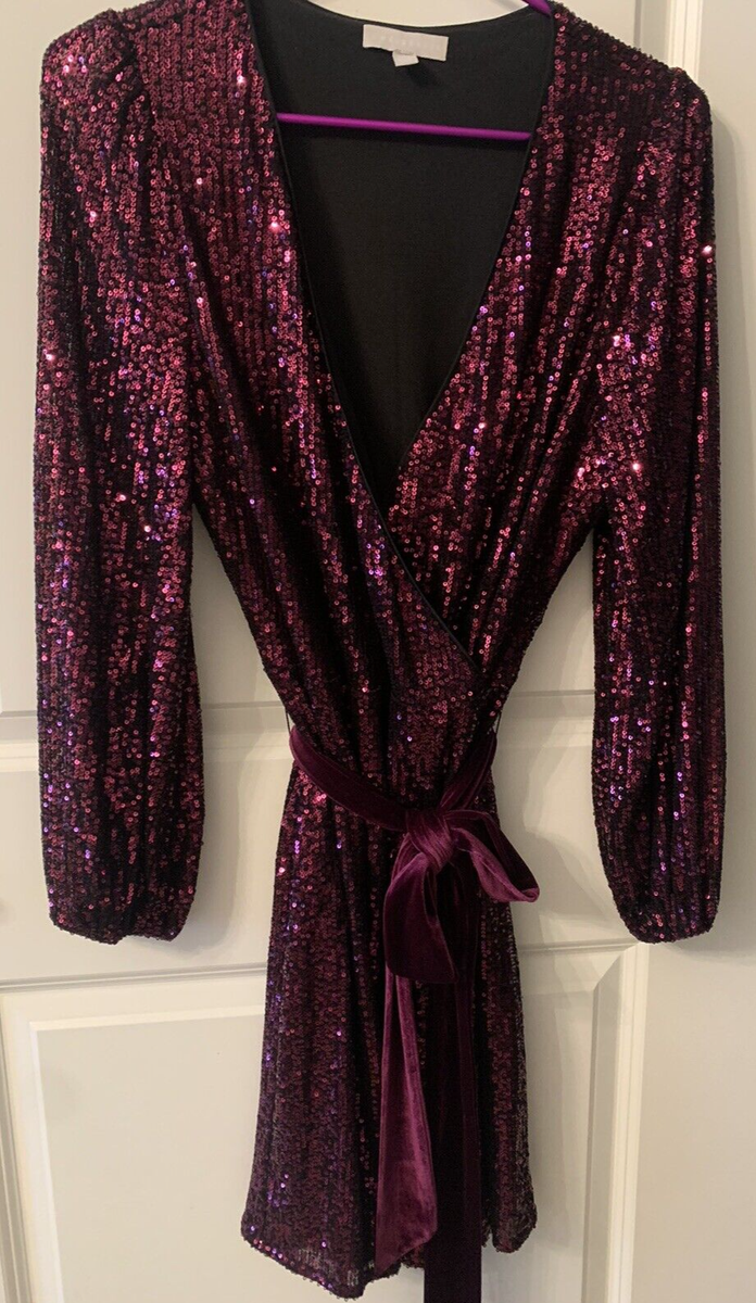 chelsea28 sequin dress Chelsea28 Fully Lined Sequin PinkYarrow Dress Size M Medium $119