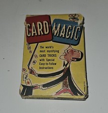 Card Magic Tricks 1954 Deck Of Cards Vintage Game Complete Ed-U Cards