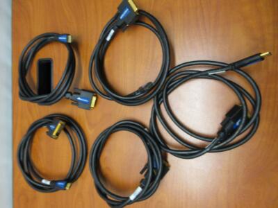 Crestron CBL-HD-DVI-6 Certified HDMI to DVI Interface Cable, 6 ft (Lot of 5)