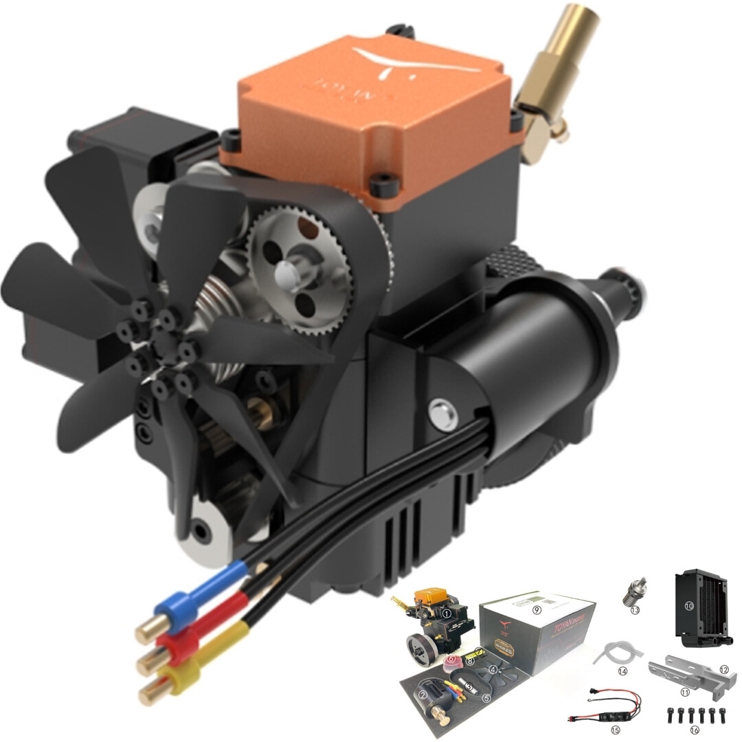NEW Toyan 4 Stroke Nitro Methanol Water Cooling RC Engine