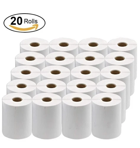 20 Rolls 4" x 6" Zebra 2844 Eltron ZP450 Direct Thermal Shipping Labels 250/roll