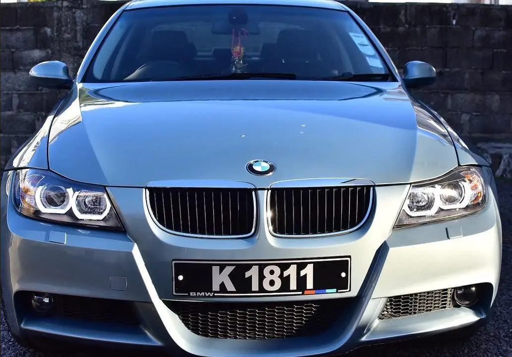 Sopracciglia Fari Per BMW Serie 3 E90 E91 - ABS Nero Lucido, 2005-2011, Per Berlina E Touring, Effetto Sportivo - Foto 3