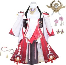 Genshin Impact Cosplay Outfit Hutao Venti Klee Halloween Costume XL