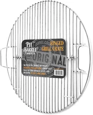 Pit Barrel Cooker Original, Chrome Plated Durable Steel Grill Grate | Hinged Gra