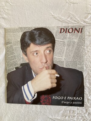 Dioni   fogo e paixao single 7'' Mint/Mint + Insert Promo