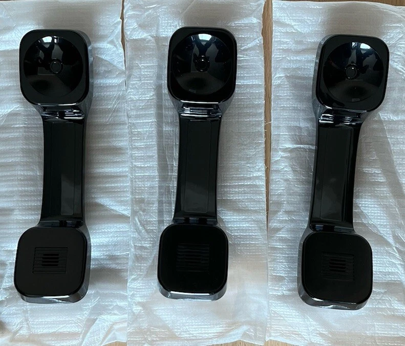 Lot Of 3 New Partner MLS Black Phone Handset (MLS6 MLS12 MLS12D MLS18D MLS34D) - Image 2 of 4