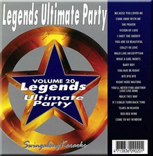 Ultimate Party Legend vol-20 Karaoke cdg In Plastic Tears In Heaven Red Red Wine