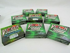 Vicious Fishing FLUORO Fluorocarbon Lo-Vis Clear Line 10-20 LB SPOOL