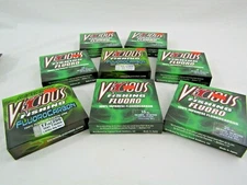 Vicious Fishing FLUORO Fluorocarbon Lo-Vis Clear Line 10-20 LB  SPOOL