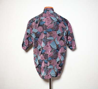 Mens Christian Dior Vintage 100% Silk Short Sleeve Shirt Size M | eBay