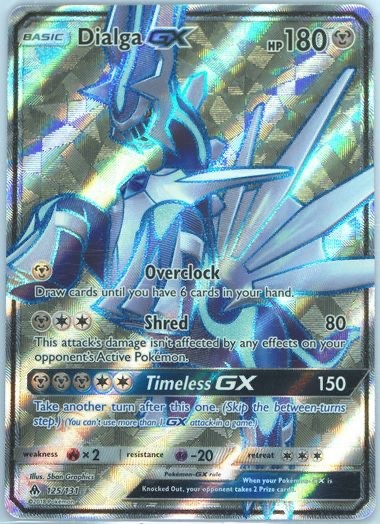 Dialga GX (Full Art) 125/131 Sm-Forbidden Light Holo