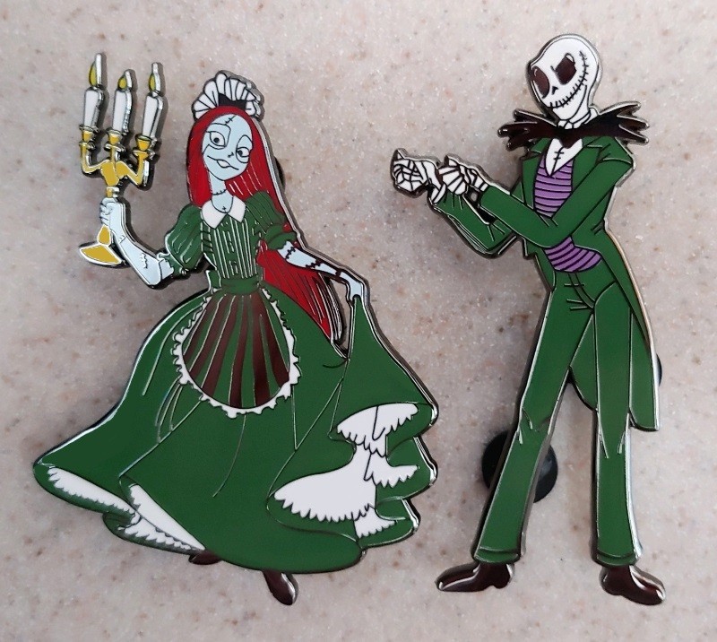 Fantasy Pin Disney NBC Haunted Mansion Jack Master Gracey & Sally Maid LE100