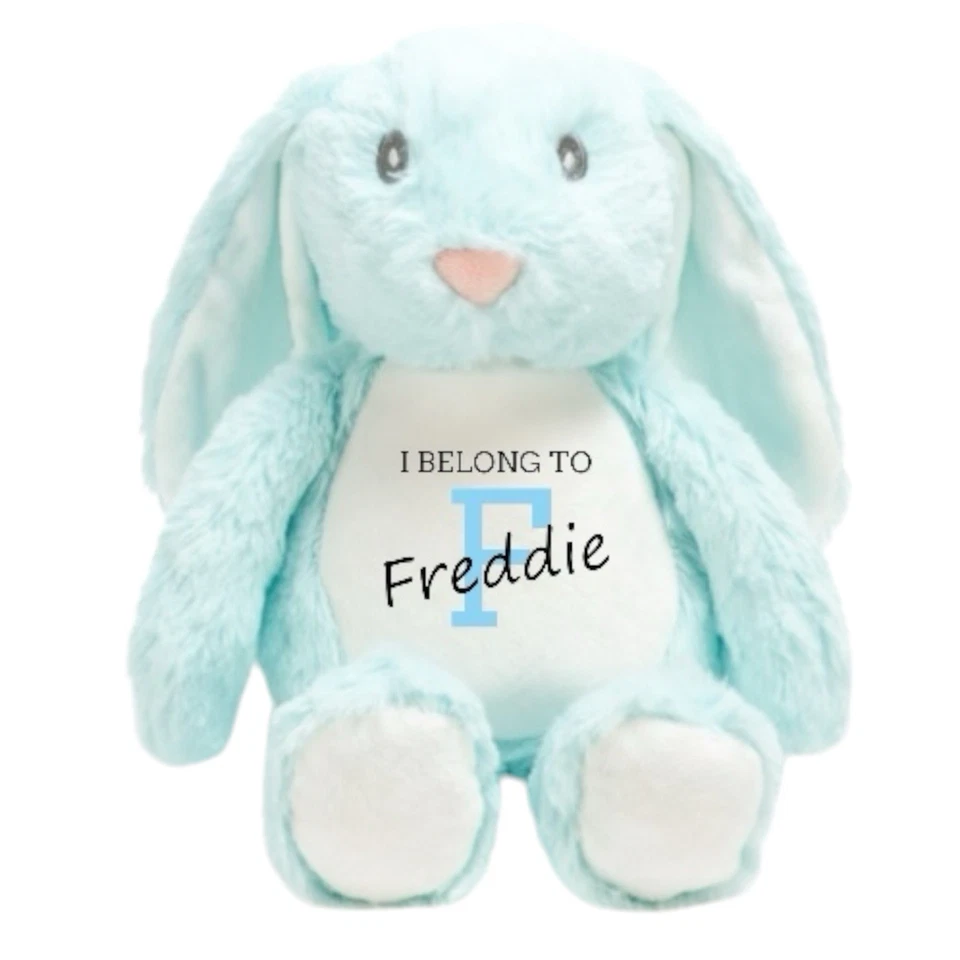 Personalised Bunny Rabbit Plushie Teddy | Easter Bunny Soft Toy - Image 4 of 4