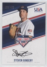 2018 Panini USA Baseball Stars & Stripes Black Ink /499 Steven Gingery Auto 0a1