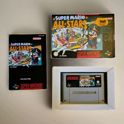 Super Mario All-Stars | Super Nintendo SNES Spiel PAL | CIB: Modul Anleitung OVP
