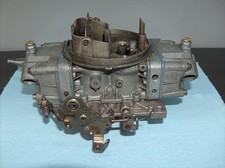 Holley 650 Cfm Double Pumper 4 Barrel Carburetor 4777-2 Carb Wchoke Wline Used Holley 650 Cfm Double Pumper 4 Barrel Carburetor 4777-2 Carb Wchoke Wline Used