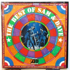 Sam & Dave - The Best Of- Atlantic SD 8218 Soul R&B Vinyl LP Record Album SHRINK