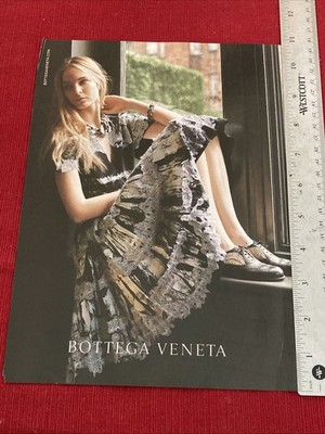 Model Laura Love for Bottega Veneta 2014 Print Ad