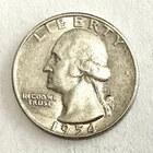 1954 S SILVER GEORGE WASHINGTON QUARTER