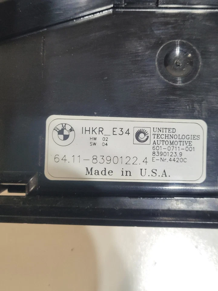 Блок климат-контроля BMW 525i 530i 535i 540i IHKR 601-0711-001 - Изображение 3 из 3