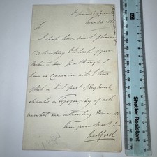 John Russell 6th Duke Bedford 1p ALS Autograph Letter 1824 - Jacob George Strutt