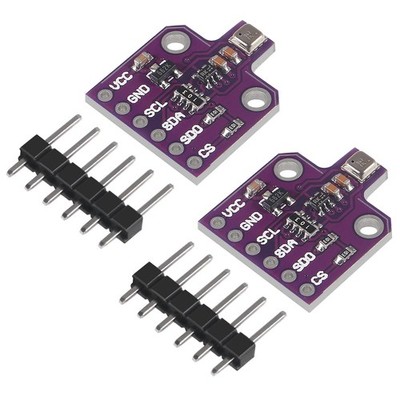 2pcs BME680 Temperature Humidity Pressure and Gas Sensor Breakout Board Modul...