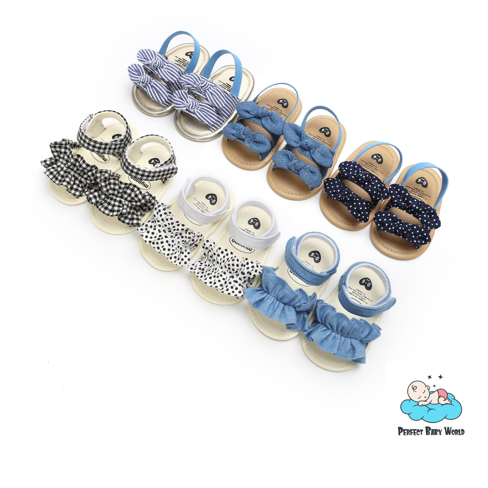 SAOLA Sandali a fiori bambina suola morbida scarpe gancio e passante pantofole prewalker