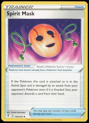 Spirit Mask 160/203 SWSH07: Evolving Skies Regular - NM4