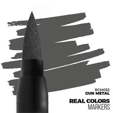 AK Interactive Acrylic Paint Marker Gunmetal RCM032