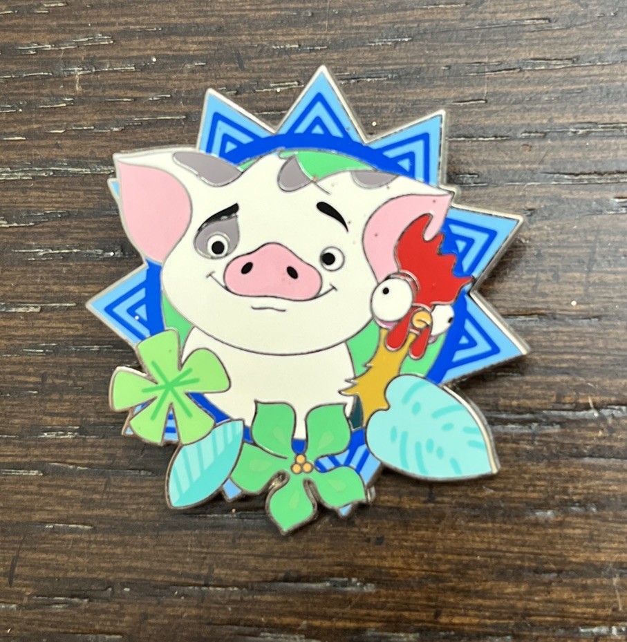 Pua and Hei Hei Sidekick Moana Disney Trading Pin