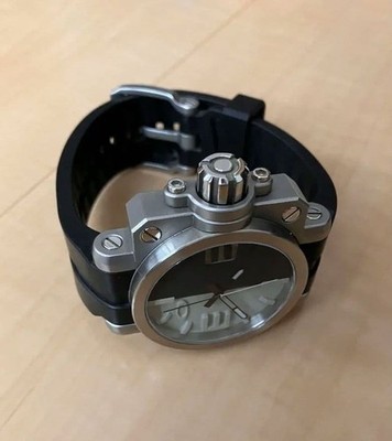 Rare Oakley Gearbox Watch Archive Y2K Futuristic Techwear Silver