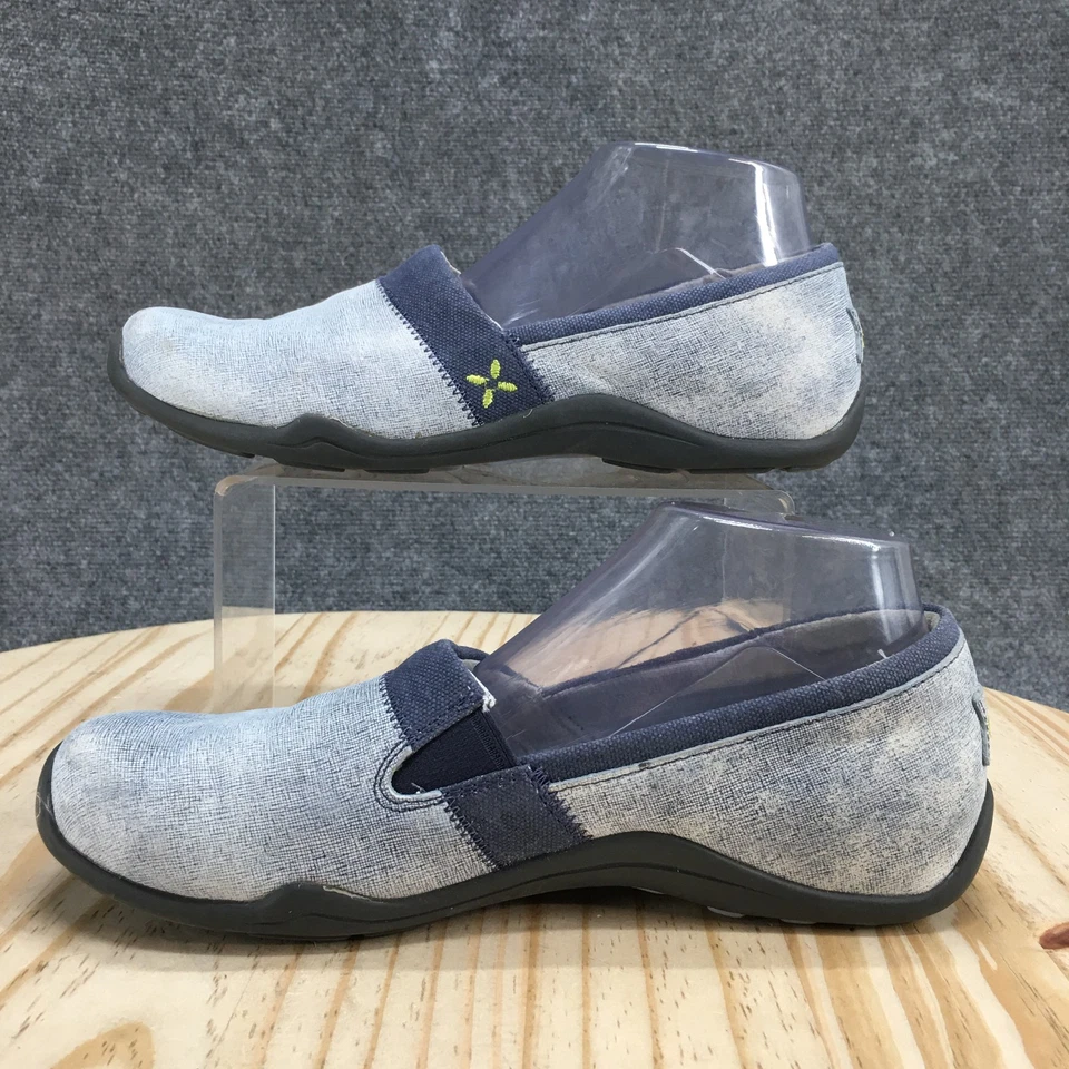 Ahnu Zapatos Mujer 8.5 Jackie Pro Sin Cordones Cómodos Zuecos Planos Gris Cuero Informal Foto 2 de 4