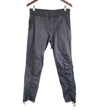 Xcvi Wearables Womens Jules Pants Size M Gorpcore Ruched Grunge Gray Minimalist