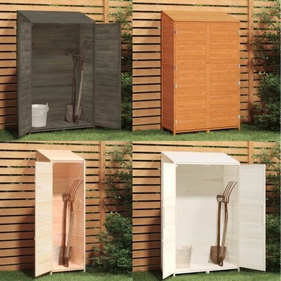 holz Geräteschuppen Gerätehaus Gartenhaus Geräteschrank Massivholz Tanne Schrank