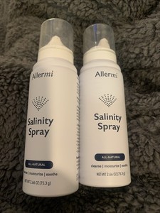Lot of 2 New Allermi Salinity Sprays, 2.66 oz each