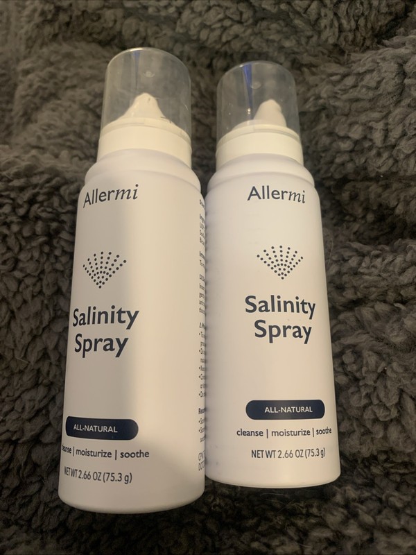 Lot of 2 New Allermi Salinity Sprays, 2.66 oz each