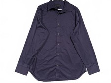 Banana Republic Non Iron Classic Fit Navy Long Sleeve Button Shirt Mens Large